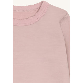 Merinowolle-Bambus Langarm-Shirt Abba Dusty Rose von Hust & Claire