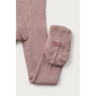 Merinowolle-Bambus Strumpfhose Foxie Dusty Rose von Hust and Claire