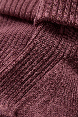 Merinowolle-Bambus Socken Flosi 2er Pack Old Rose von Hust and Claire