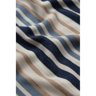 Merinowolle-Bambus Langarm-Shirt Abba Multi Blues von Hust & Claire