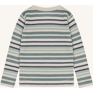Merinowolle-Bambus Langarm-Shirt Abba Multi French Oak von Hust & Claire