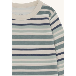 Merinowolle-Bambus Langarm-Shirt Abba Multi French Oak von Hust & Claire