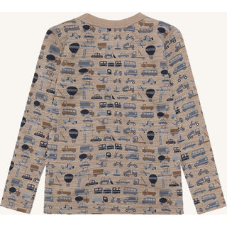 Merinowolle-Bambus Langarm-Shirt Abba Work Biscuit von Hust & Claire