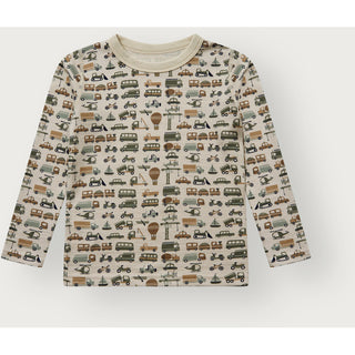 Merinowolle-Bambus Langarm-Shirt Abba Work French Oak von Hust & Claire