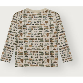 Merinowolle-Bambus Langarm-Shirt Abba Work French Oak von Hust & Claire