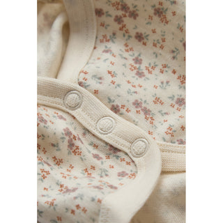 Merinowolle-Bambus Body Baloo Tiny Off White von Hust & Claire