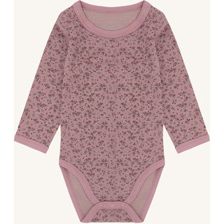 Merinowolle-Bambus Body Baloo Tiny Heather von Hust & Claire