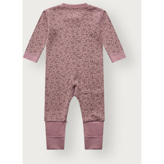 Merinowolle-Bambus Pyjama Manu Zip Tiny Heather von Hust & Claire