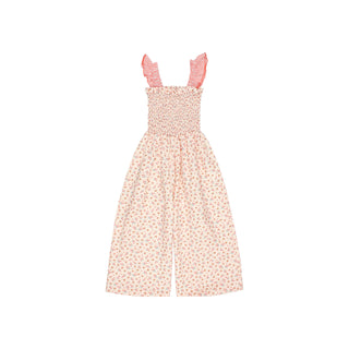 Kurzarm Jumpsuit Coral mit Blumenmuster von Búho