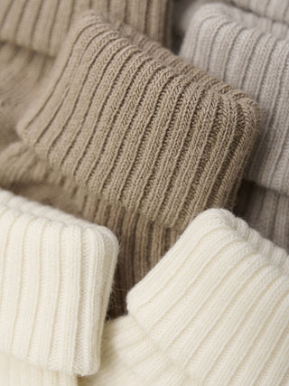 Baumwolle Babysocken 3er Pack Beige-Braun von Minymo