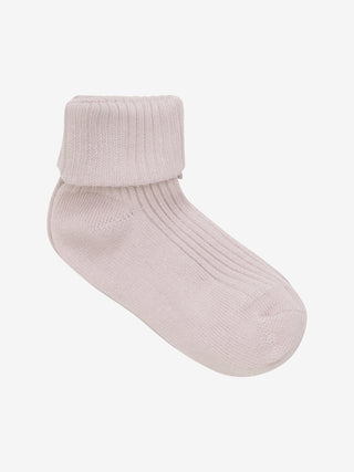 Baumwolle Babysocken 3er Pack Rosa-Beige und Weiss von Minymo