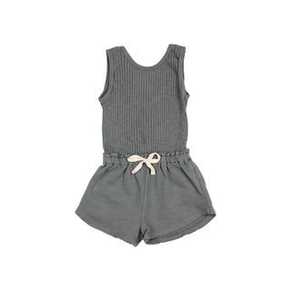 Kurzarm Jumpsuit Graphite von Búho