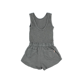 Kurzarm Jumpsuit Graphite von Búho