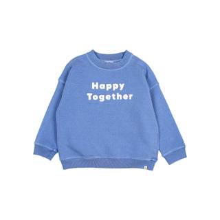 Fleece Sweatshirt Surf Blue Happy Together von Búho