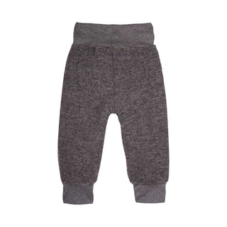 Wollwalk Hose Grau Meliert von Pure Pure