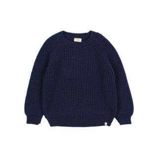 Strick Pullover Navy von Búho Barcelona
