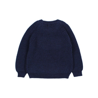 Strick Pullover Navy von Búho Barcelona