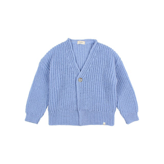 Strick Cardigan Soft Blue von Búho Barcelona