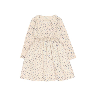 Combi Kleid Ivory mit Blumenmuster von Búho Barcelona