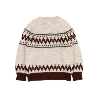 Strick Pullover Unico Folk von Búho Barcelona