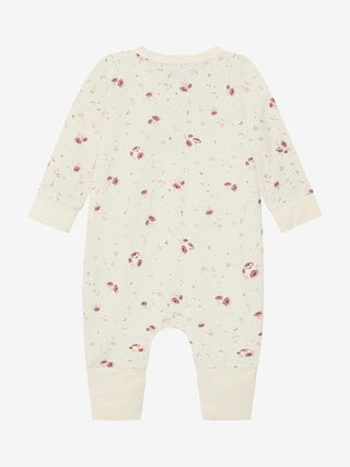 Bambus Pyjama Peach Whip mit Blumenprint von Minymo