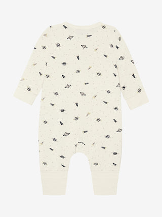 Bambus Pyjama Niagara Mist mit Weltallprint von Minymo