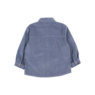 Soft Velour Hemd Artic Blue von Búho Barcelona