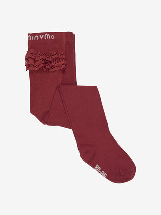 Strumpfhose Rio Red mit Rüschen von Minymo