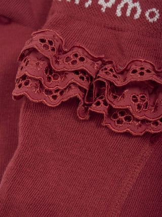 Strumpfhose Rio Red mit Rüschen von Minymo