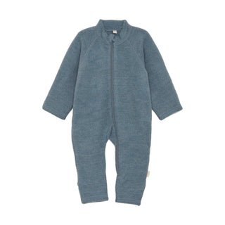 Wollfleece Overall Blau Meliert von CeLaVi