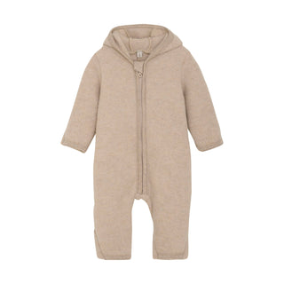 Wollfleece Overall Beige von Huttelihut