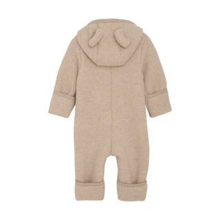 Merino Wollfleece Overall Camel Melange von Huttelihut