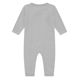 Baby Fleecestrampler Grau von A Tiny Story