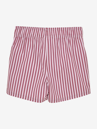 Badehose Mahogany Rot gestreift von Huttelihut