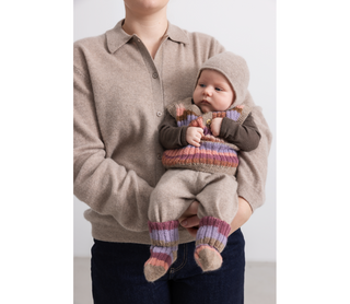 Cashmere Mütze Alpaca Melange Beige von MarMar