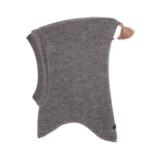 Merino Wollfleece Sturmhaube Schiefer Grau von Pure Pure