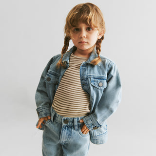 Jeansjacke Unisex Bowie Light Blue von Wheat