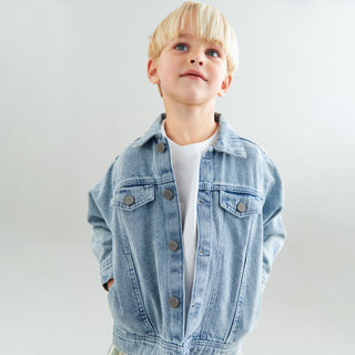 Jeansjacke Unisex Bowie Light Blue von Wheat
