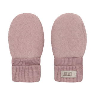 Merino Wollfleece Handschuhe Woodrose Rosa von Huttelihut