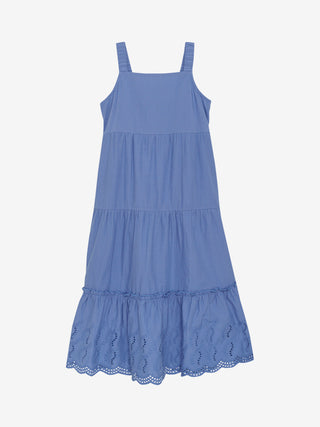 Kleid mit Stickerei Blau von Creamie