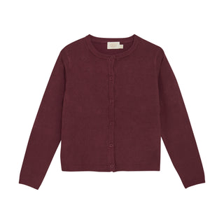 Bambustrick Cardigan Vineyard Wine von Creamie