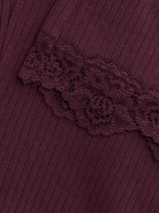 Modal Leggings Vineyard Wine Weinrot von Creamie