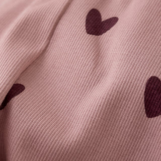 Leggings Woodrose mit Herzprint von Creamie