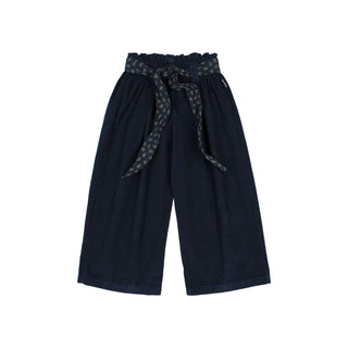 Soft Velour Cordhose Navy Blau von Búho Barcelona