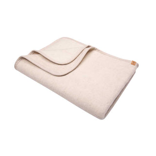 Merinowolle Fleecedecke Ecru Beige von Pure Pure