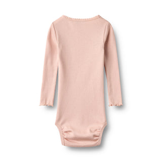 Modal Rib-Body Lotta Dim Rose von Wheat