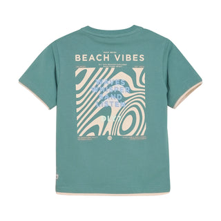 T-Shirt Ocean Green Beach Vibes von Daily7Kids