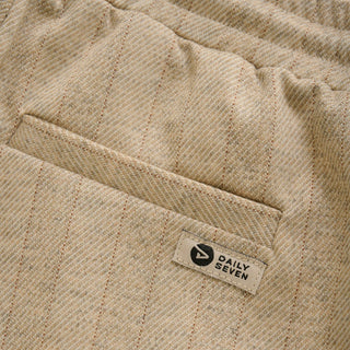 Shorts Beige kariert von Daily7Kids