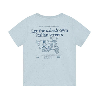T-Shirt Celestial Blue mit Rückenprint von Daily7Kids