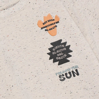 Sweater Sandshell mit verschiedenen Patches von Daily7Kids